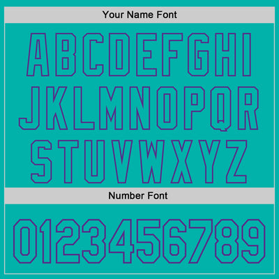 Custom Aqua Aqua-Purple 3D Tobe Fonseca Cat Warhol Pop Art Authentic Baseball Jersey