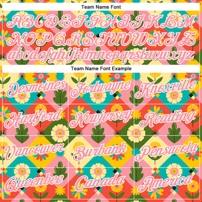 Custom Stitched White Medium Pink 3D Ambartive Checkered Flower Pattern Sports Pullover Sweatshirt Hoodie