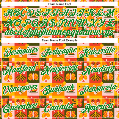 Custom Stitched Grass Green Cream 3D Ambartive Abstract Geometric Pattern Sports Pullover Sweatshirt Hoodie