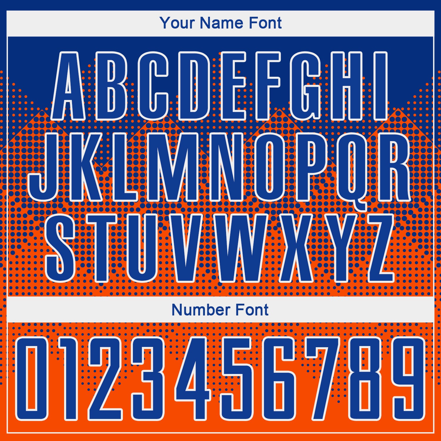 Custom Orange Royal-White Round Neck Sublimation Basketball Suit Jersey