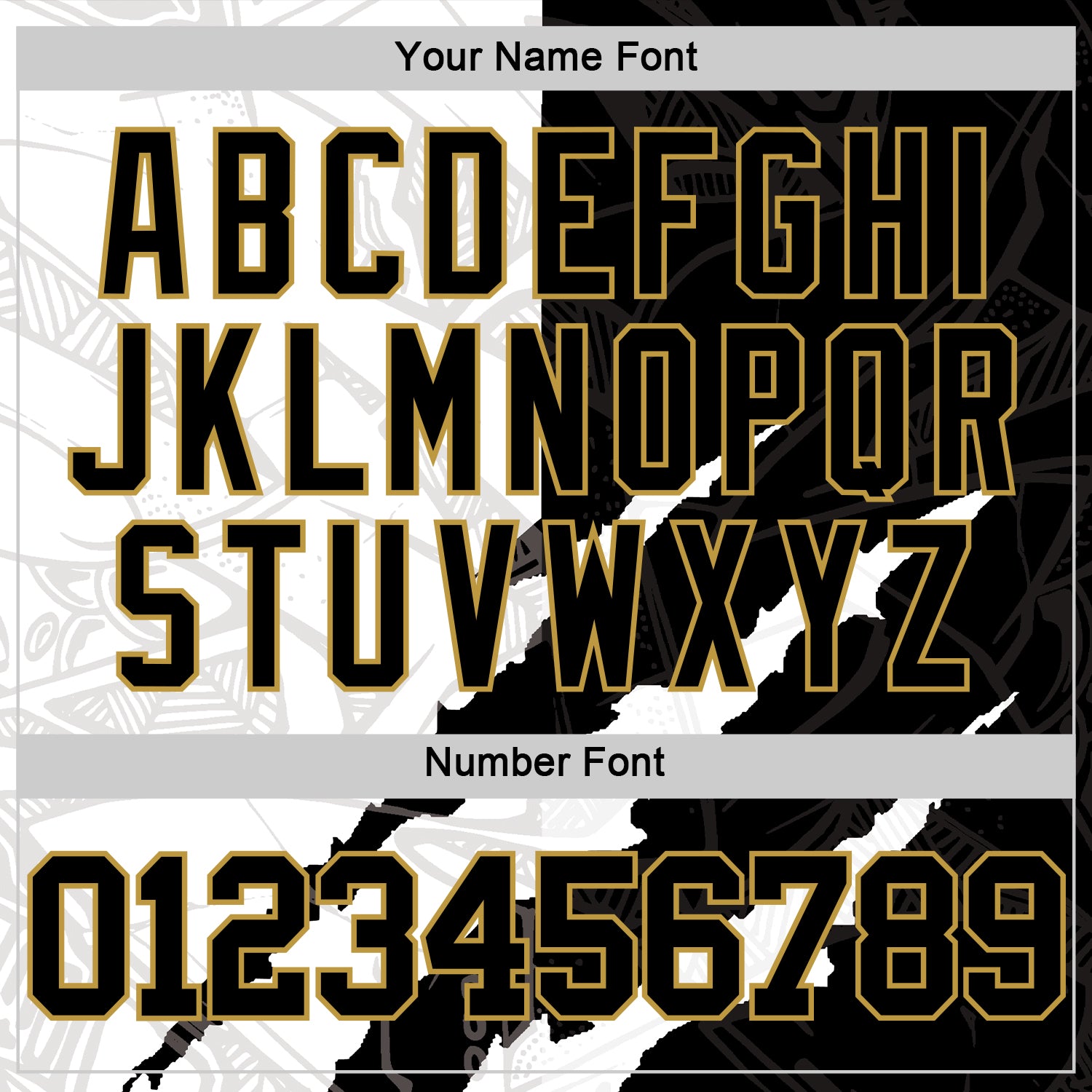 Custom Graffiti Pattern Black Old Gold-White Scratch Round Neck Sublimation Basketball Suit Jersey