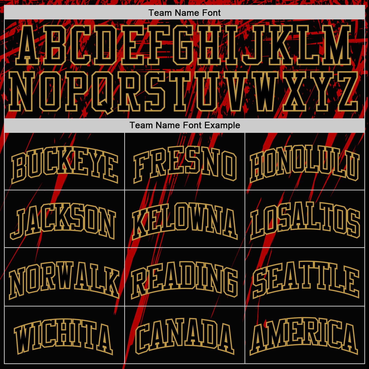 Custom Black Red-Old Gold Splash Round Neck Sublimation Basketball Suit Jersey