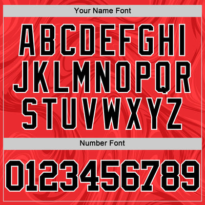 Custom Red Black-White Splash Round Neck Sublimation Basketball Suit Jersey