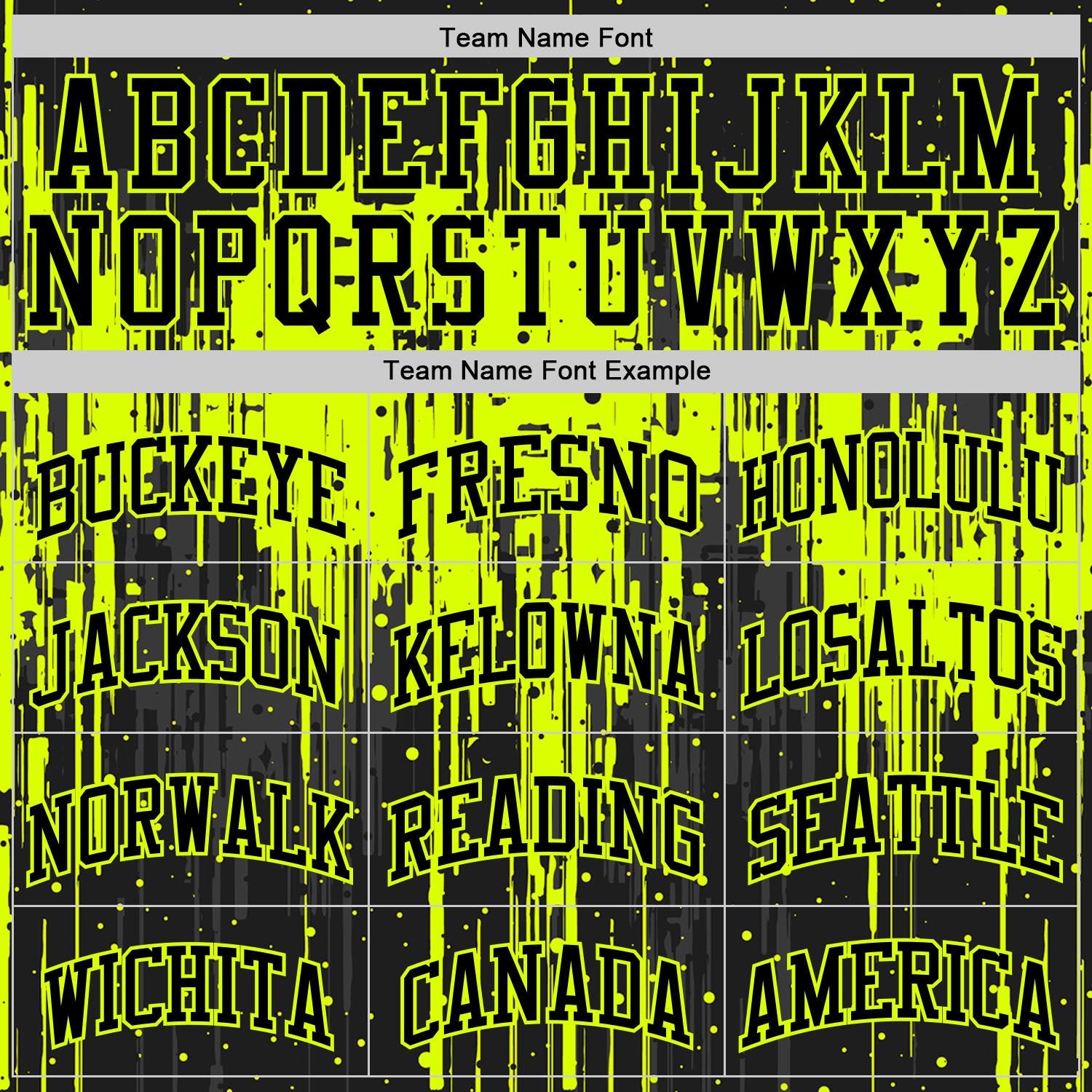 Custom Black Neon Green Dripping Splatter Art Round Neck Sublimation Basketball Suit Jersey