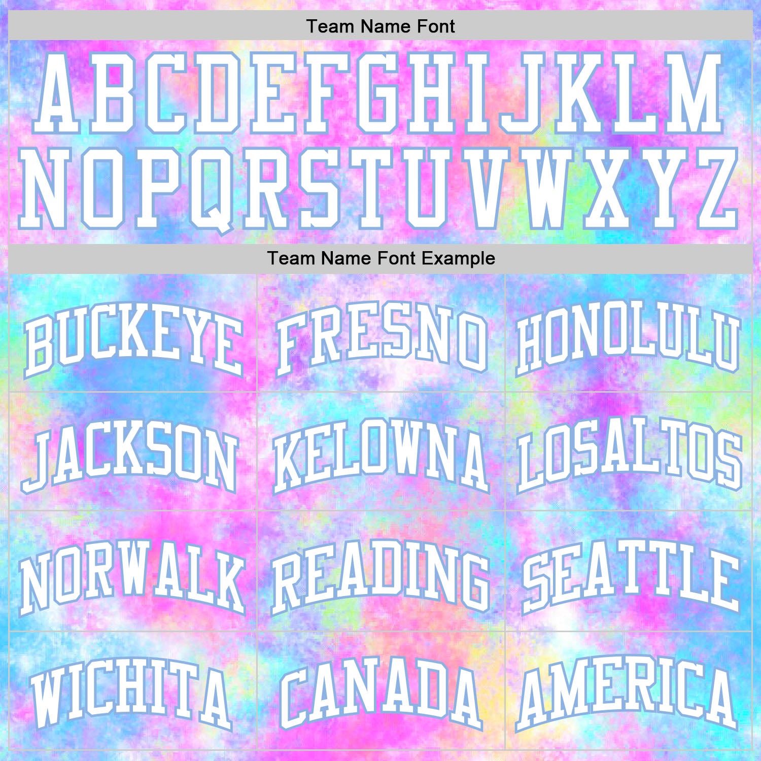 Custom Tie Dye White-Light Blue Round Neck Sublimation Basketball Suit Jersey