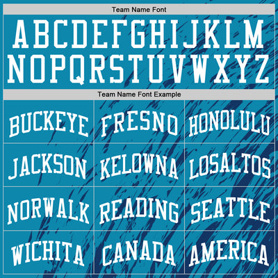 Custom Panther Blue White Splash Round Neck Sublimation Basketball Suit Jersey