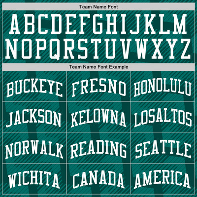 Custom Green White Line Round Neck Sublimation Basketball Suit Jersey