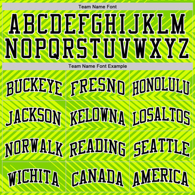 Custom Neon Green Black-White Line Round Neck Sublimation Basketball Suit Jersey