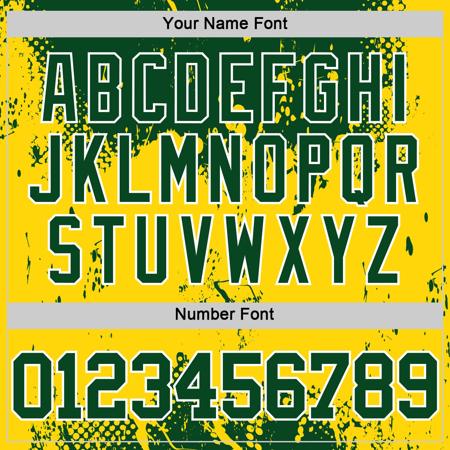 Custom Green Yellow-White Abstract Splatter Grunge Art Round Neck Sublimation Basketball Suit Jersey