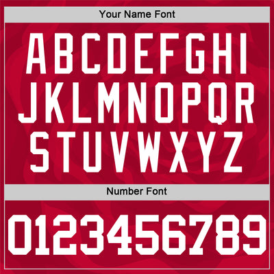 Custom Red White Fluid Art Round Neck Sublimation Basketball Suit Jersey