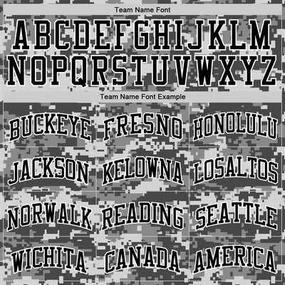 Custom Camo Black-White Round Neck Sublimation Salute To Service Basketball Suit Jersey