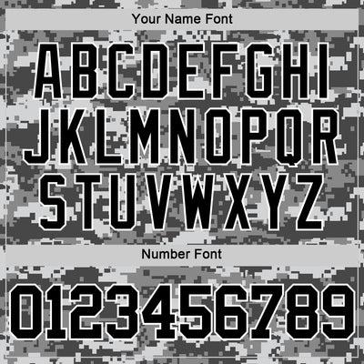 Custom Camo Black-White Round Neck Sublimation Salute To Service Basketball Suit Jersey