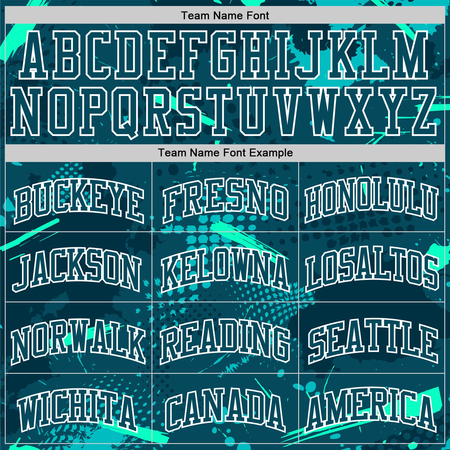 Custom Green Aqua-White Splash Round Neck Sublimation Basketball Suit Jersey