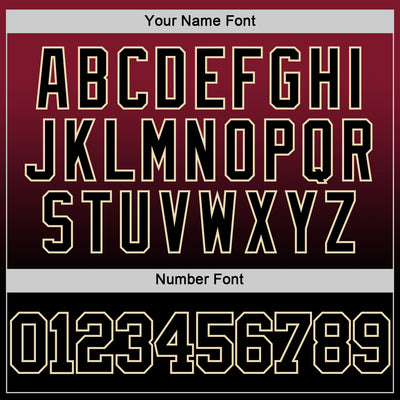 Custom Crimson Black-Cream Fade Fashion Round Neck Sublimation Basketball Suit Jersey