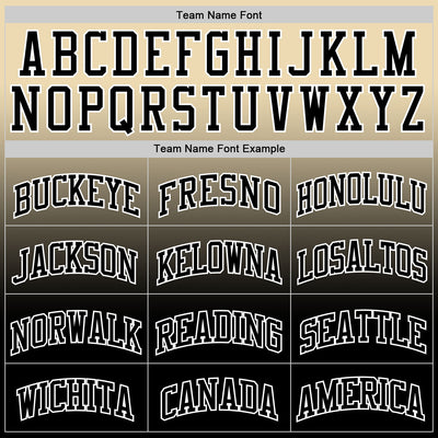 Custom Cream Black-White Fade Fashion Round Neck Sublimation Basketball Suit Jersey