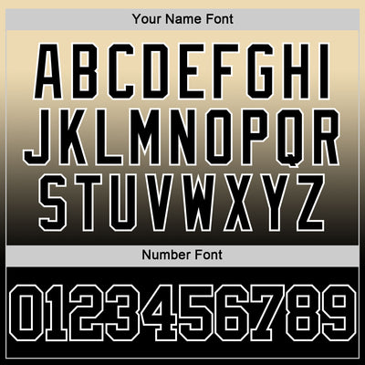 Custom Cream Black-White Fade Fashion Round Neck Sublimation Basketball Suit Jersey