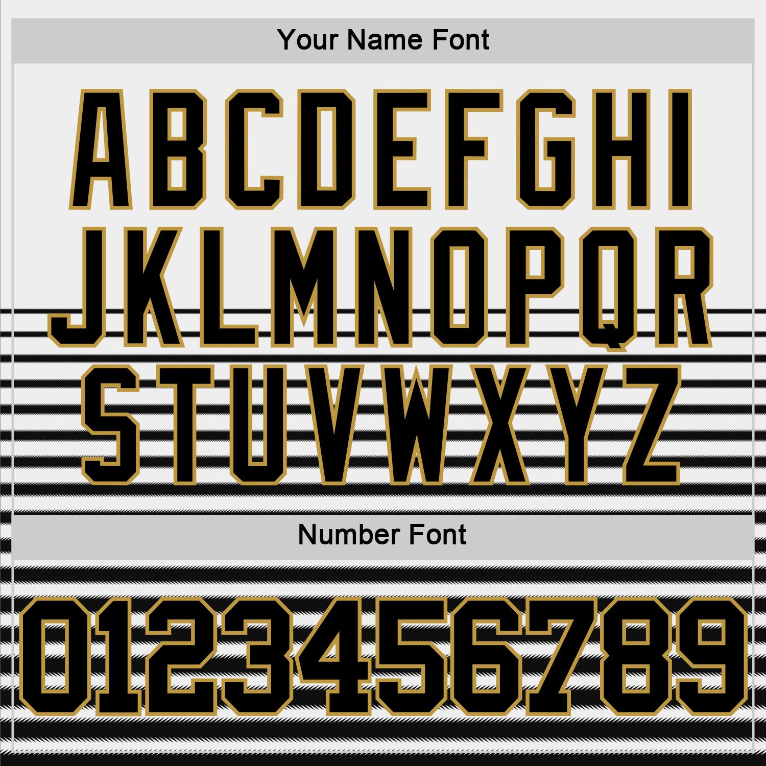 Custom White Black-Old Gold Pinstripe Fade Fashion Round Neck Sublimation Basketball Suit Jersey