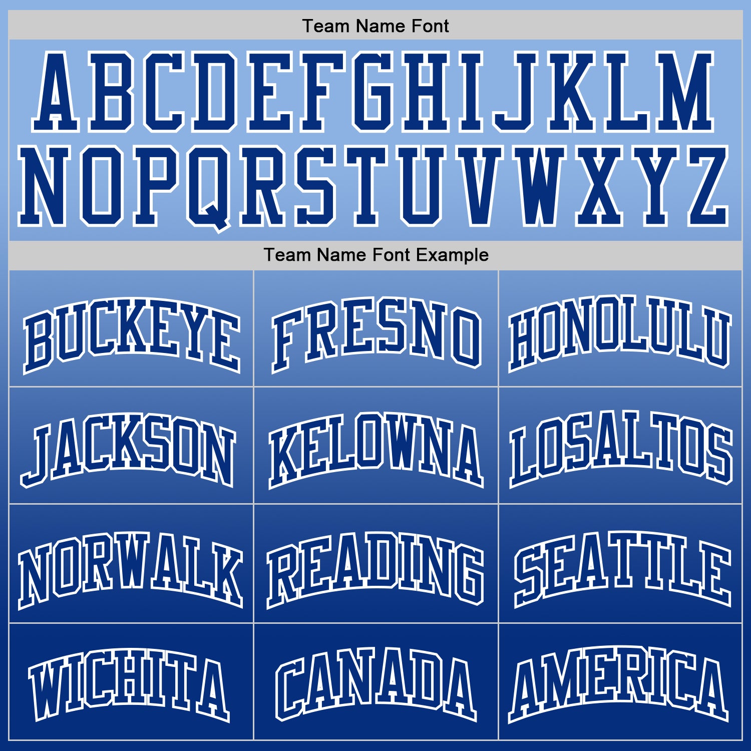 Custom Light Blue Royal-White Fade Fashion Round Neck Sublimation Basketball Suit Jersey