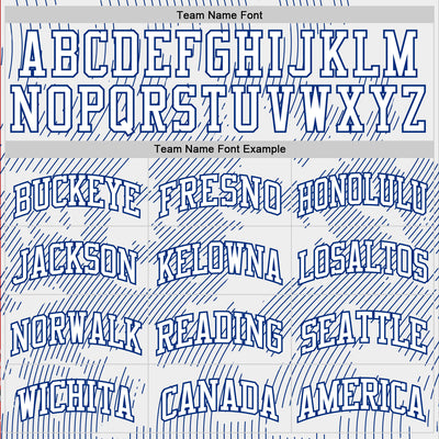 Custom White Royal Curve Lines Round Neck Sublimation Basketball Suit Jersey