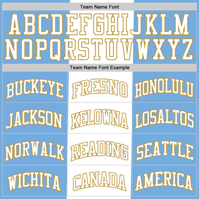 Custom Light Blue White-Old Gold Argentinian Flag Round Neck Sublimation Basketball Suit Jersey