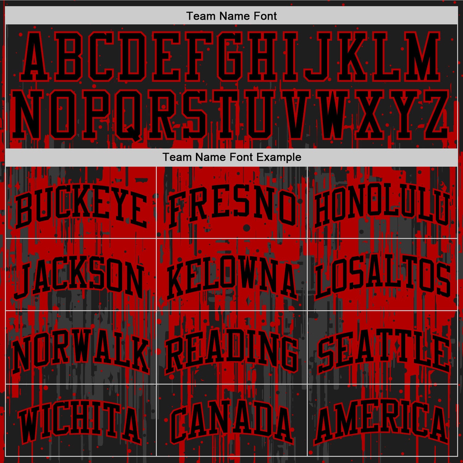 Custom Black Red Dripping Splatter Art Round Neck Sublimation Basketball Suit Jersey