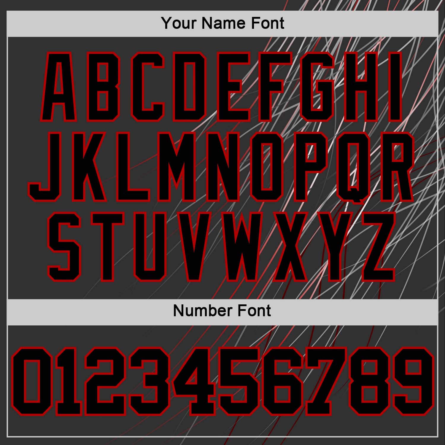 Custom Black Red Line Round Neck Sublimation Basketball Suit Jersey