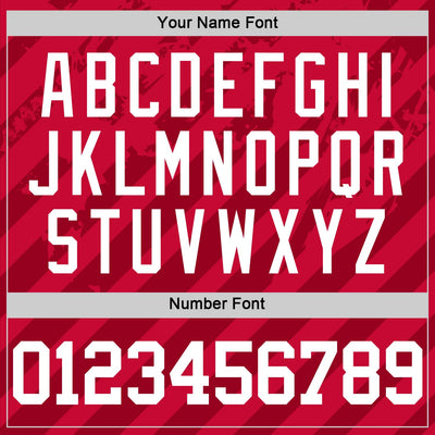 Custom Red White Line Round Neck Sublimation Basketball Suit Jersey