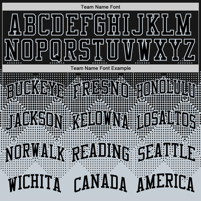 Custom Black Silver Gradient Square Shapes Round Neck Sublimation Basketball Suit Jersey