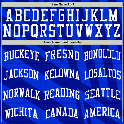Custom Royal White-Navy Line Round Neck Sublimation Basketball Suit Jersey