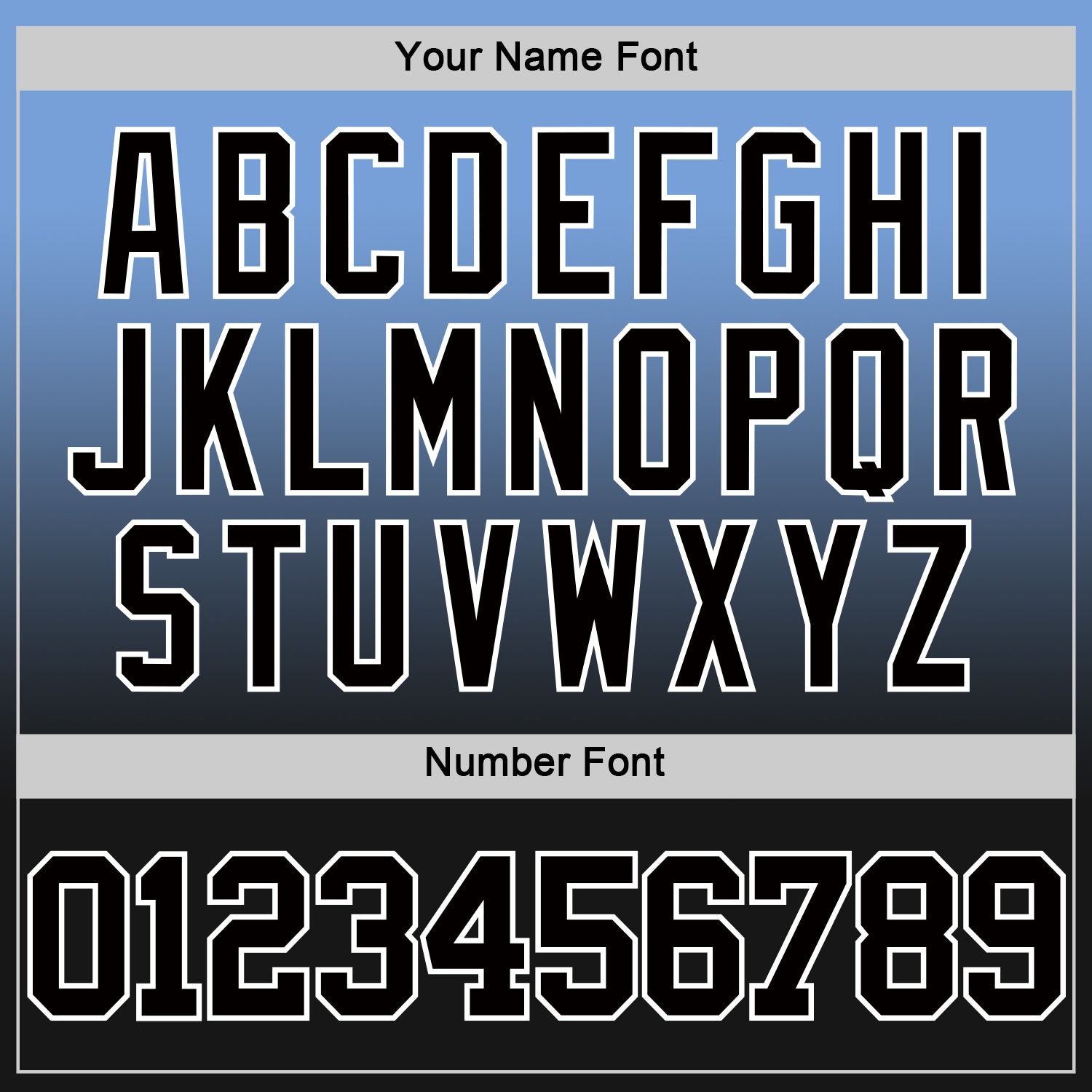 Custom Powder Blue Black-White Fade Fashion Round Neck Sublimation Basketball Suit Jersey