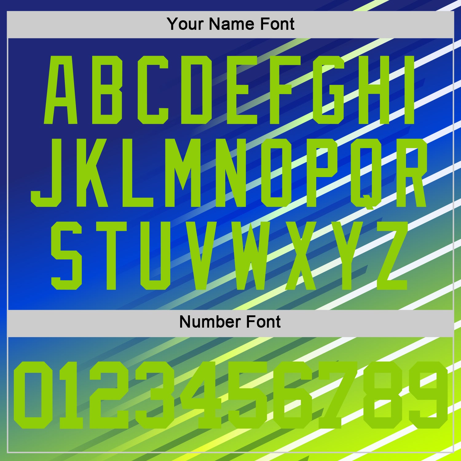 Custom Royal Neon Green-White Line Round Neck Sublimation Basketball Suit Jersey