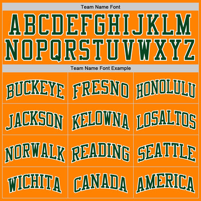 Custom Bay Orange Green-White Authentic Basketball Jersey