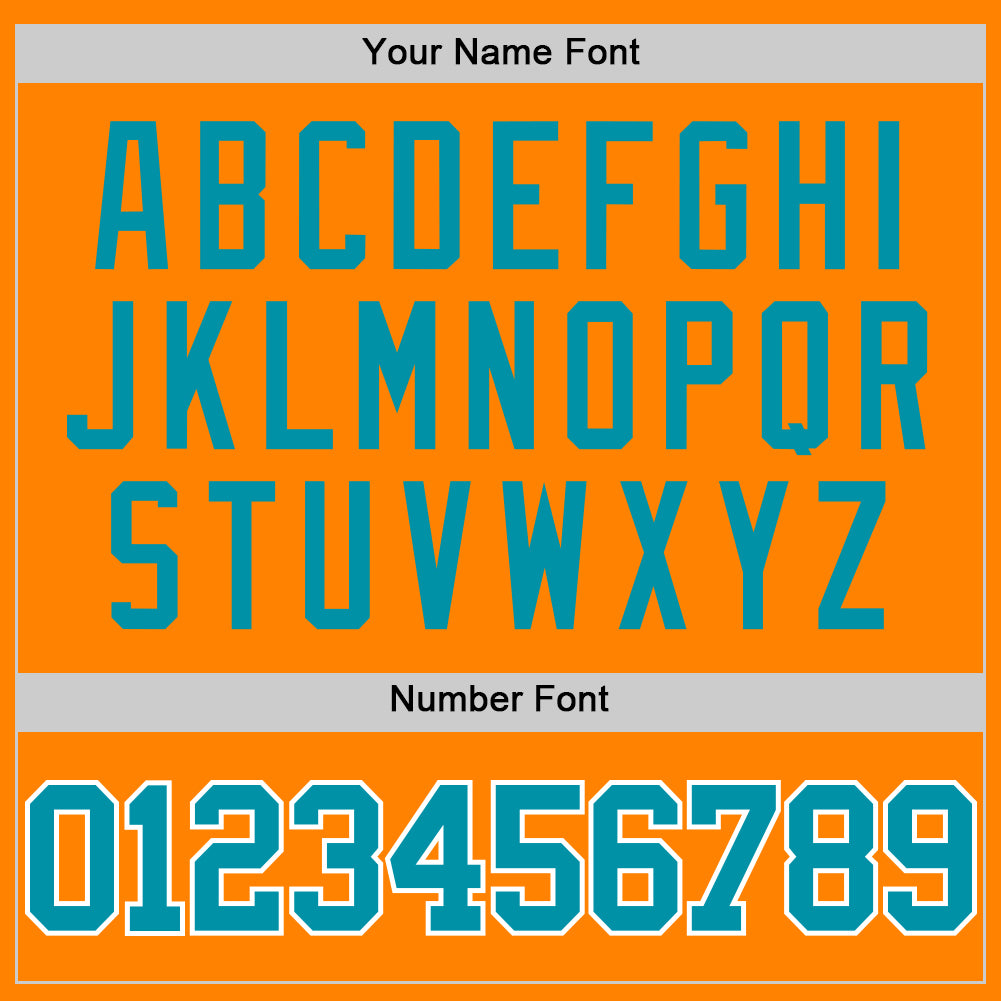 Custom Bay Orange Teal-White Authentic Basketball Jersey