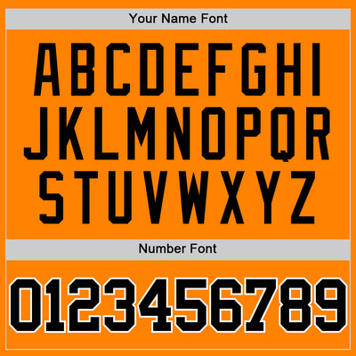 Custom Bay Orange Black-White Authentic Basketball Jersey