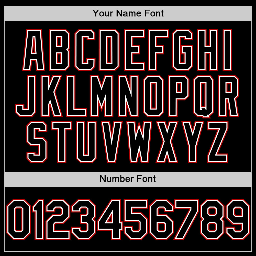 Custom Black Red Pinstripe White Authentic Sleeveless Baseball Jersey