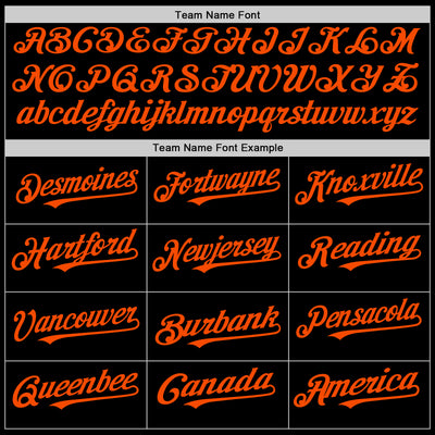 Custom Black Orange Mesh Authentic Throwback Baseball Jersey