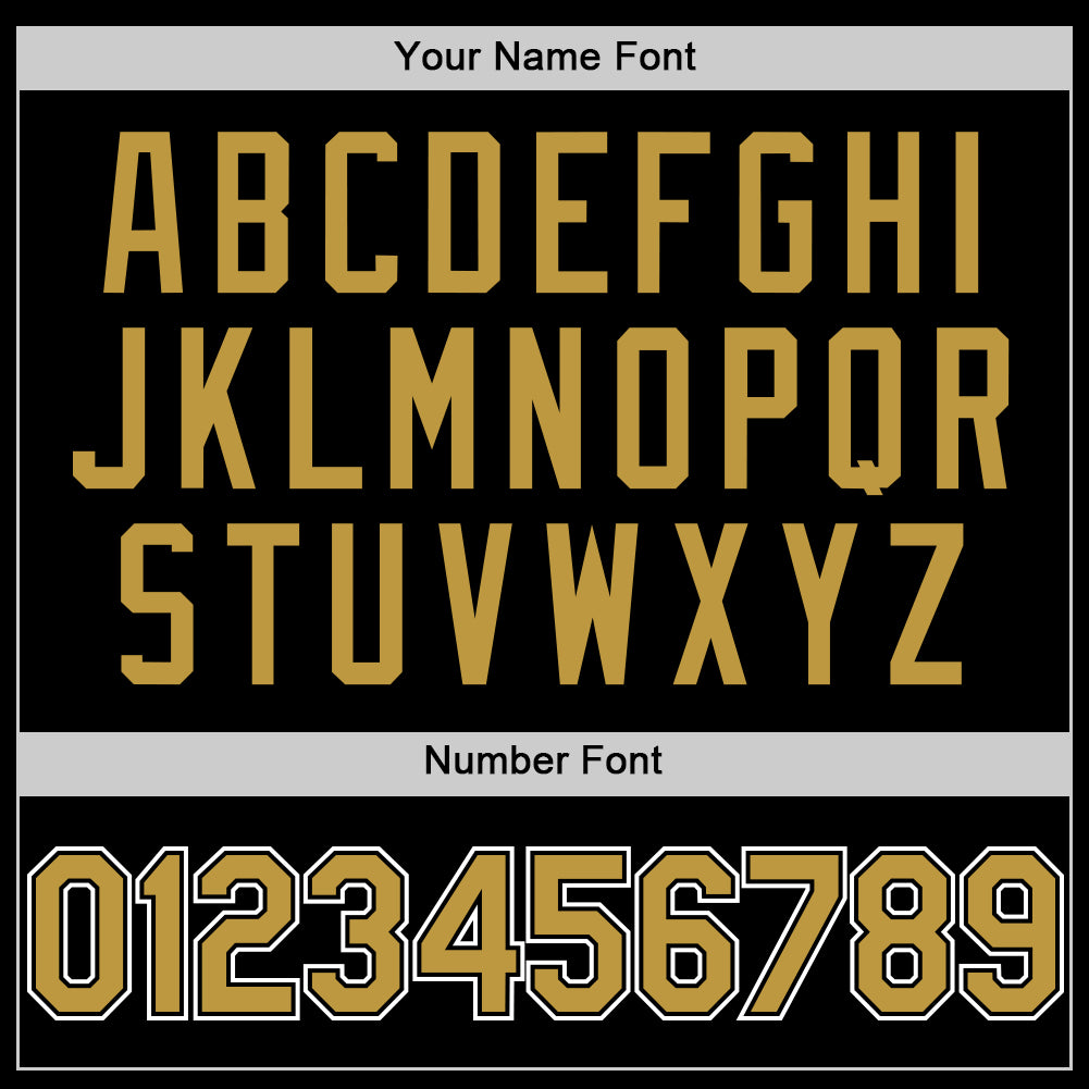 Custom Black Old Gold-White Mesh Authentic Throwback Baseball Jersey