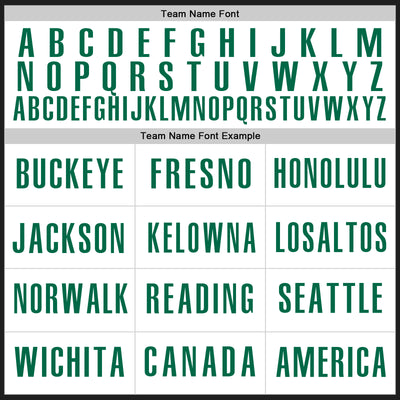 Custom Black White-Kelly Green Authentic Baseball Jersey