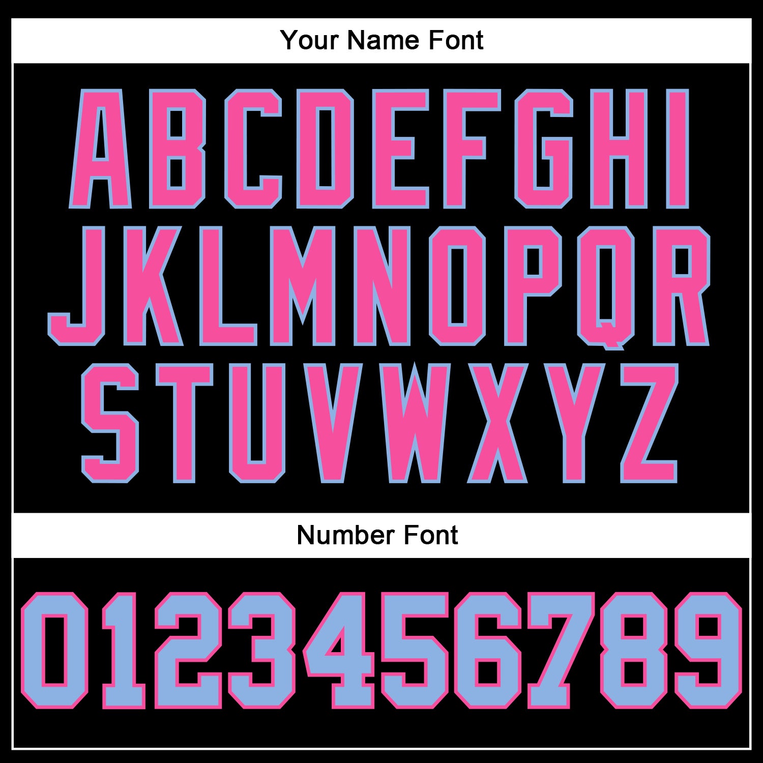 Custom Black Light Blue-Pink Authentic Football Jersey