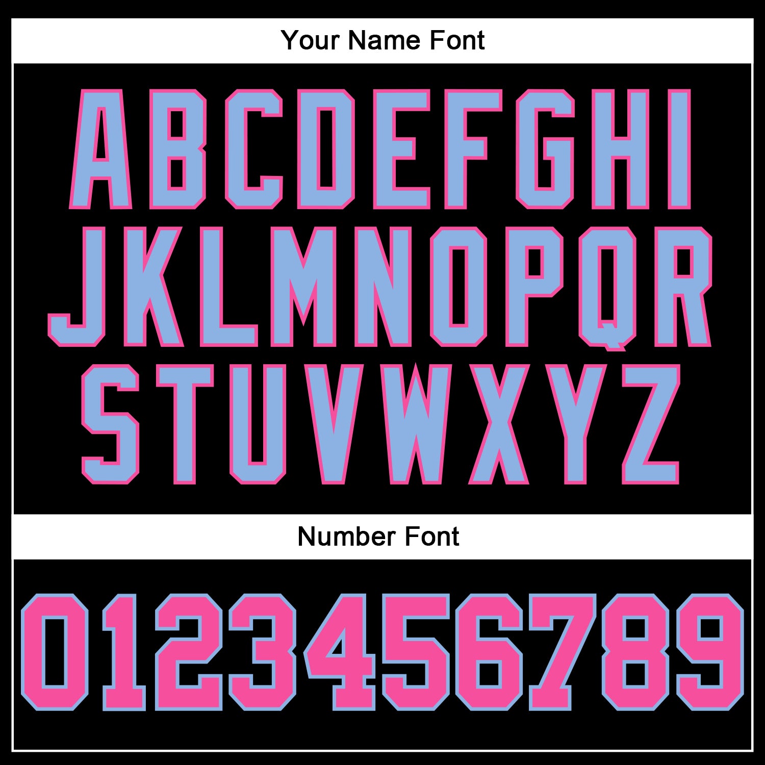 Custom Black Pink-Light Blue Authentic Football Jersey