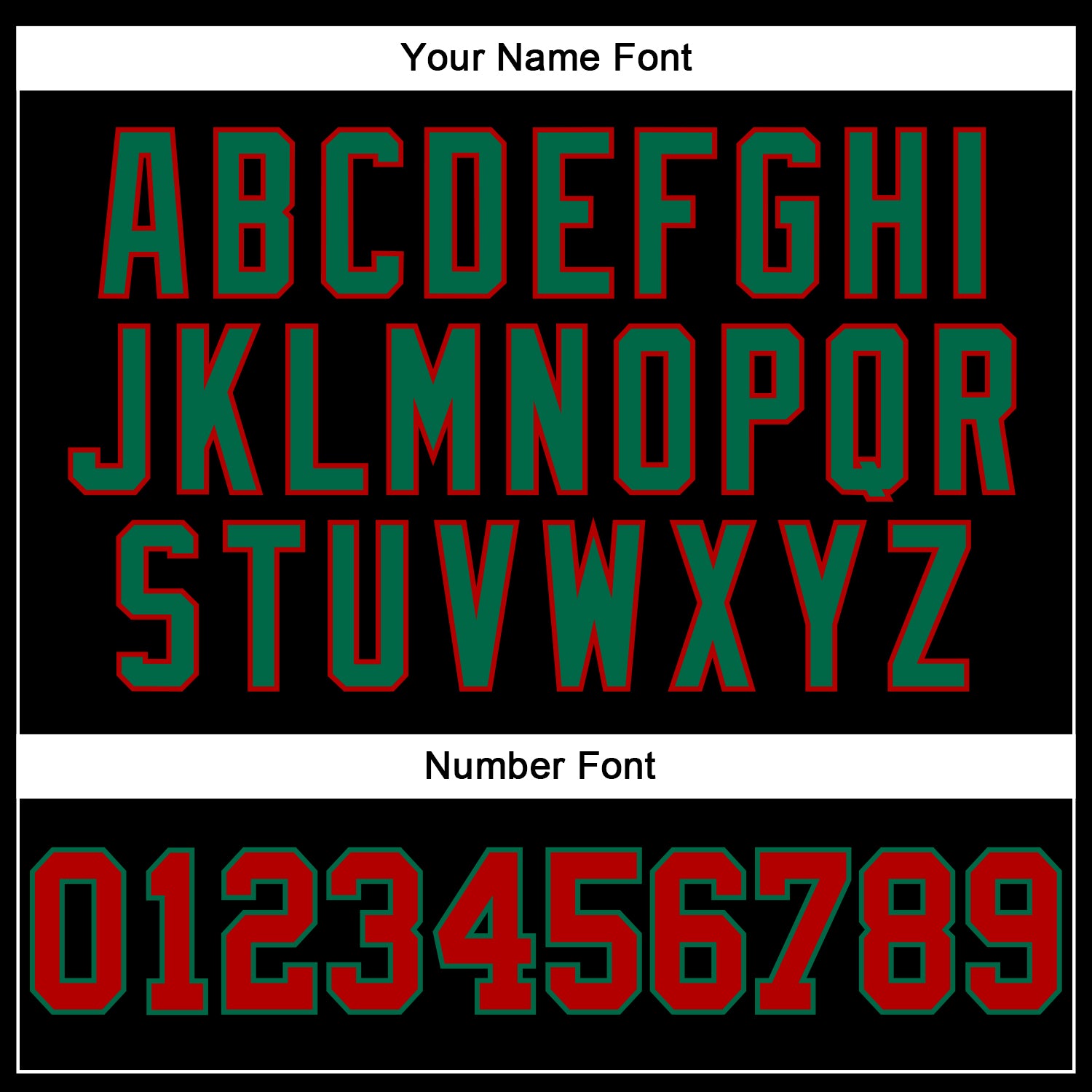 Custom Black Red-Kelly Green Authentic Football Jersey