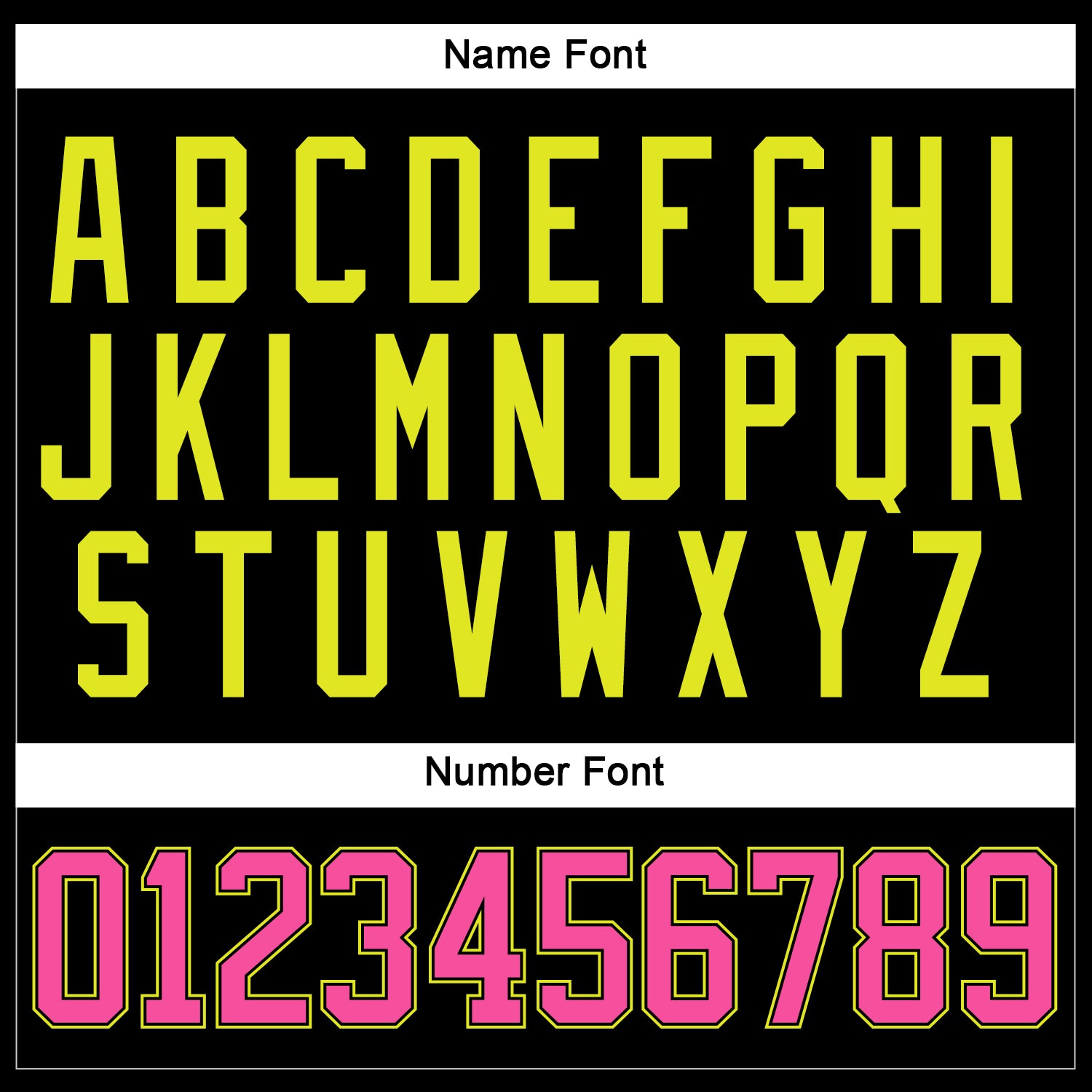 Custom Black Pink-Neon Yellow Hockey Lace Neck Jersey