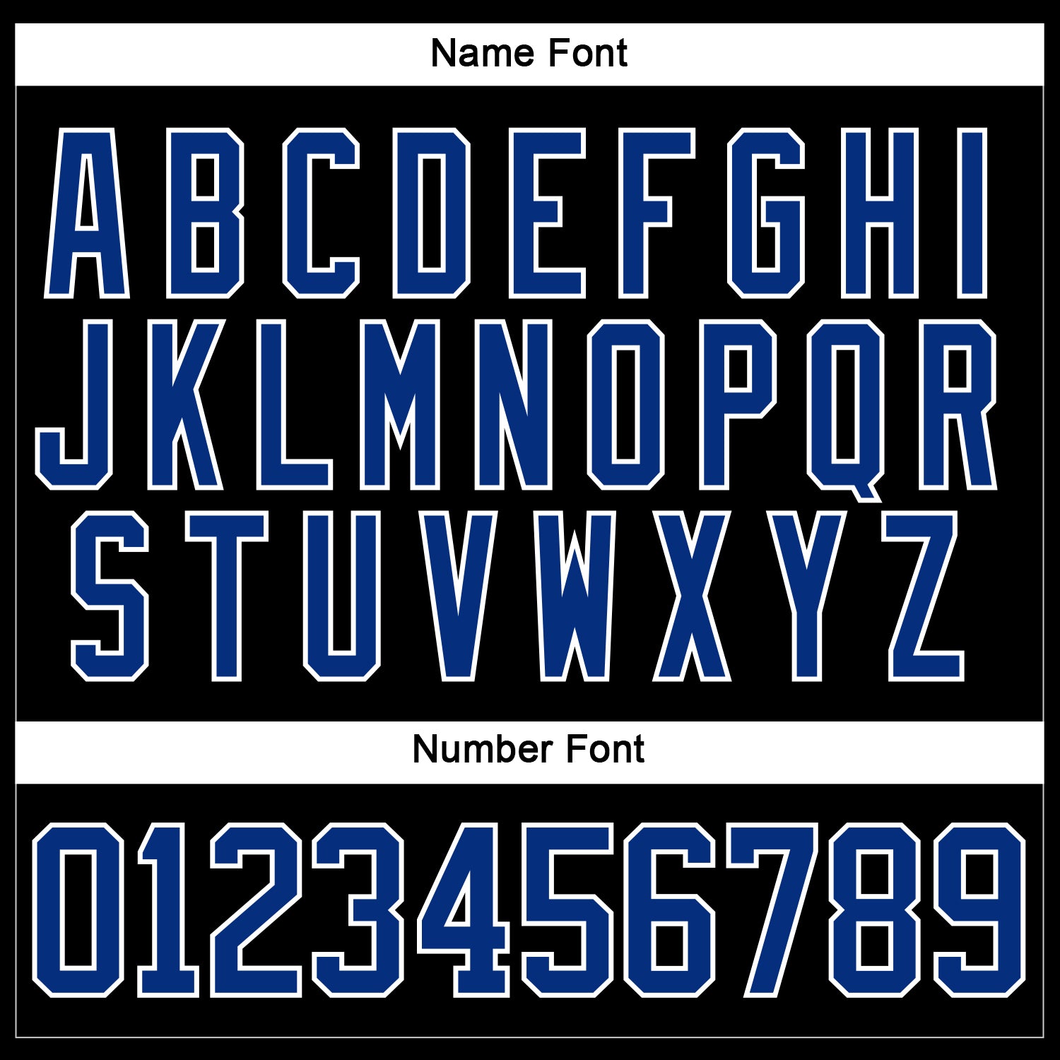 Custom Black Royal-White Hockey Jersey