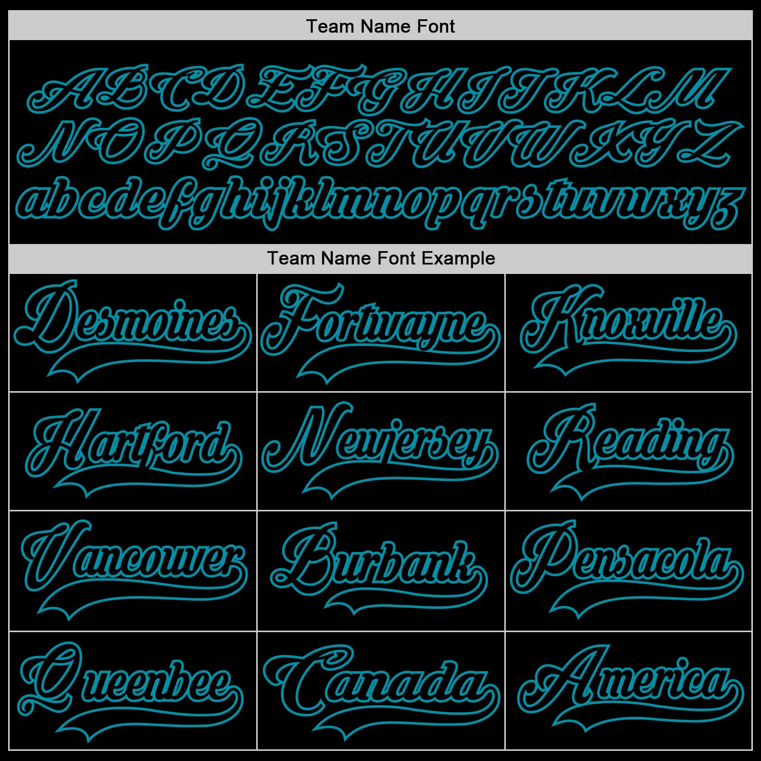 Custom Black Teal Hockey Jersey