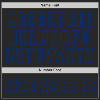 Custom Black Royal Mesh Authentic Football Jersey