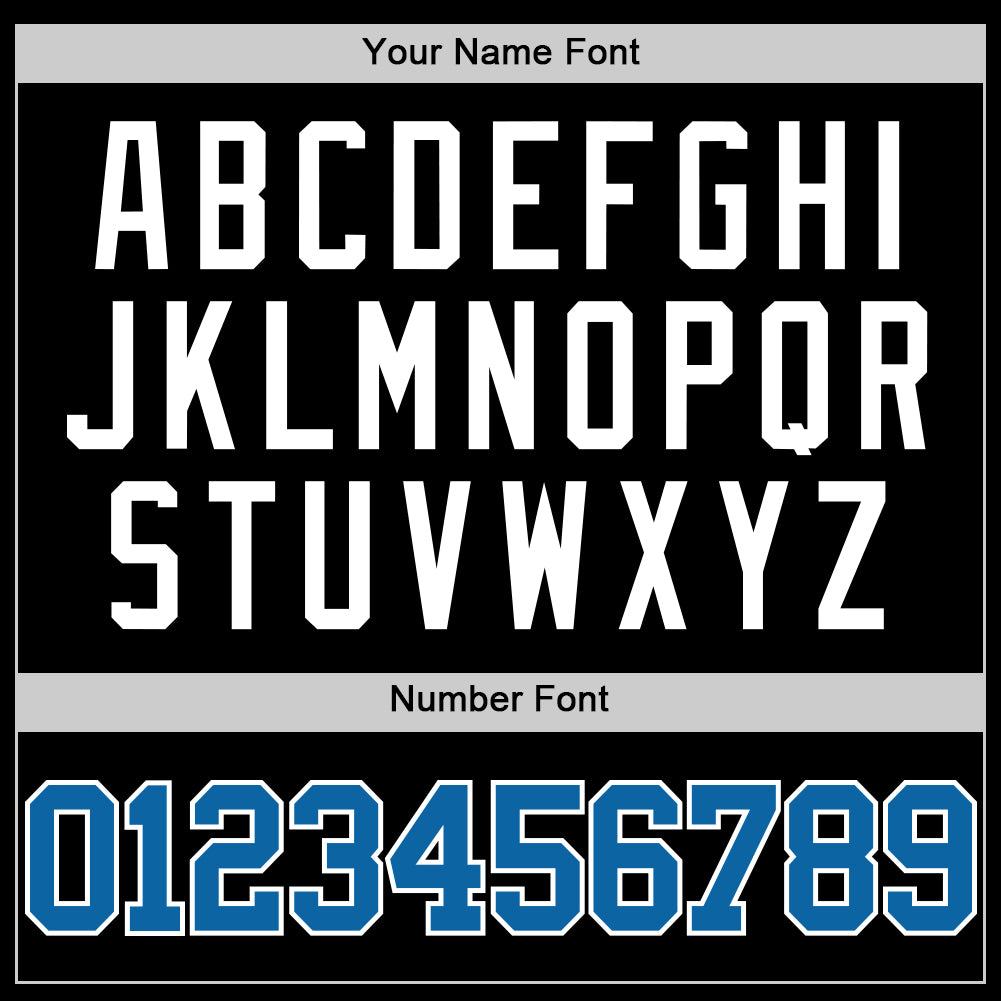 Custom Black White Pinstripe Blue Authentic Basketball Jersey