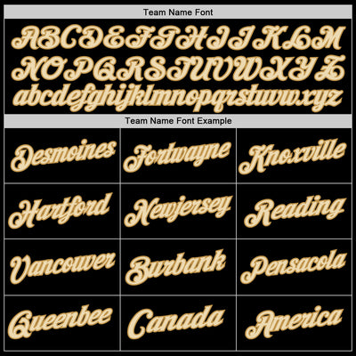 Custom Black Cream-Old Gold Authentic Throwback Basketball Jersey