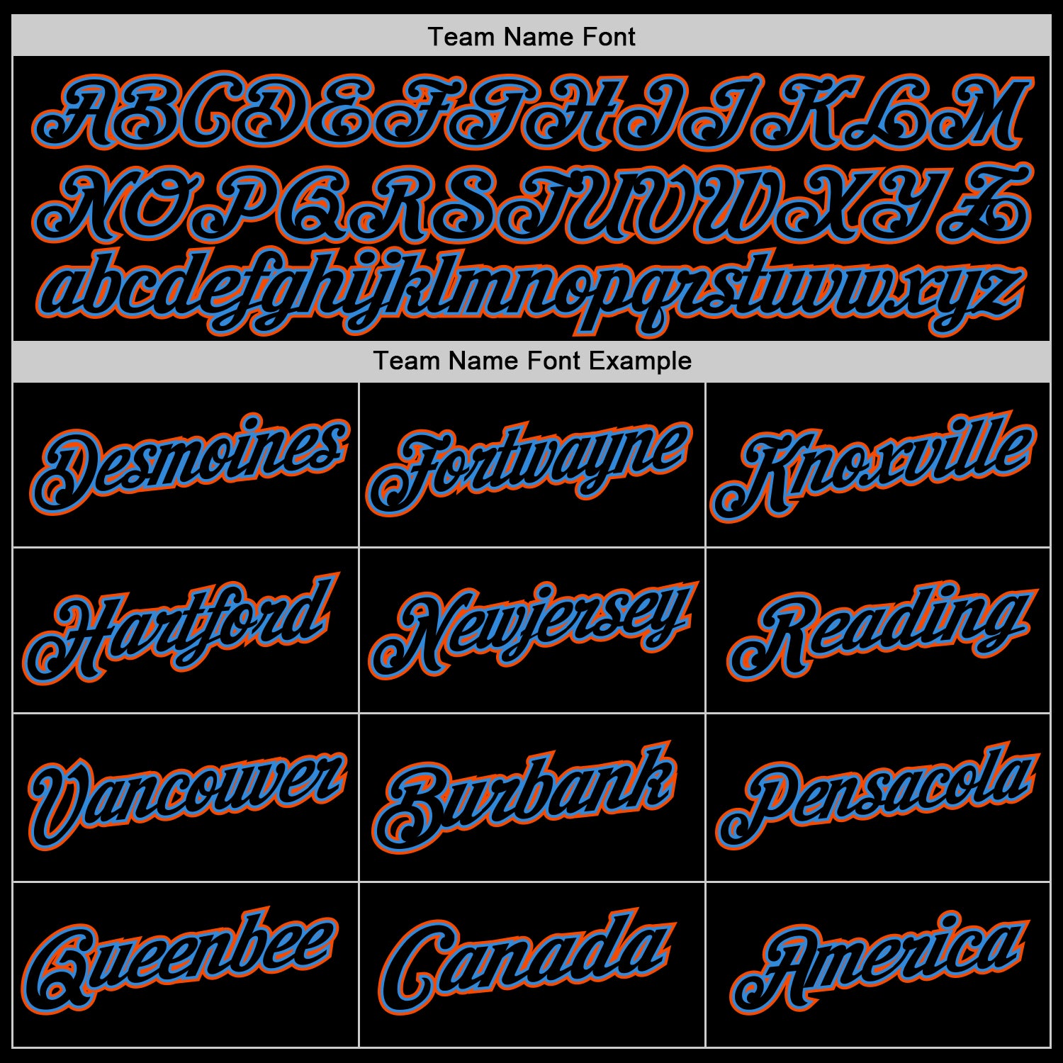 Custom Black Powder Blue-Orange Authentic Throwback Basketball Jersey