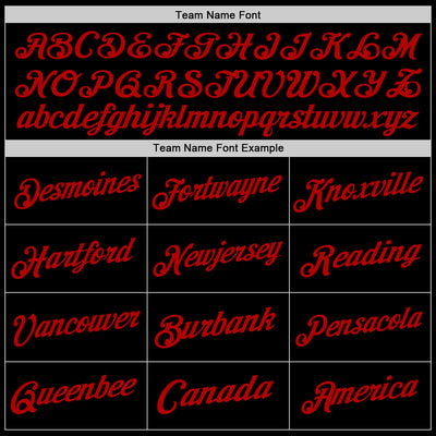 Custom Black White-Red Authentic Throwback Basketball Jersey