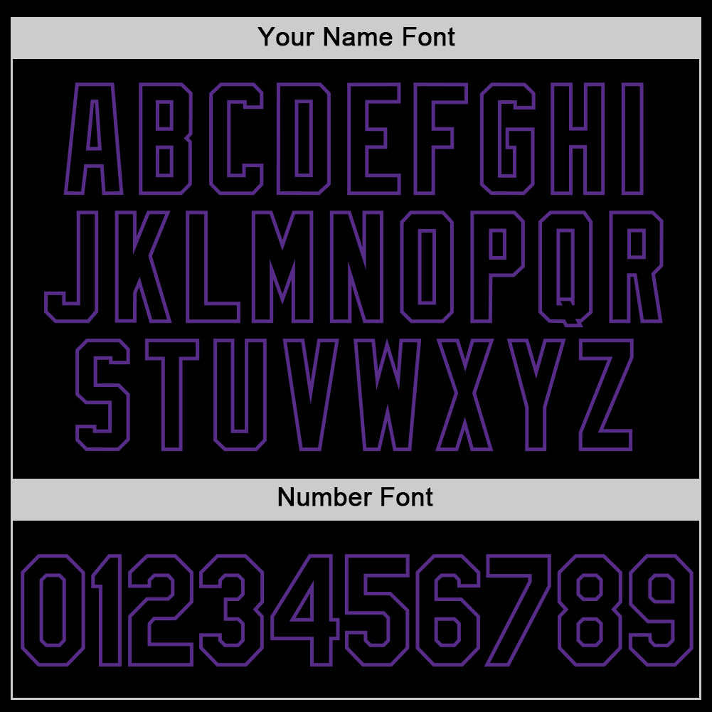 Custom Black Purple Authentic Basketball Jersey